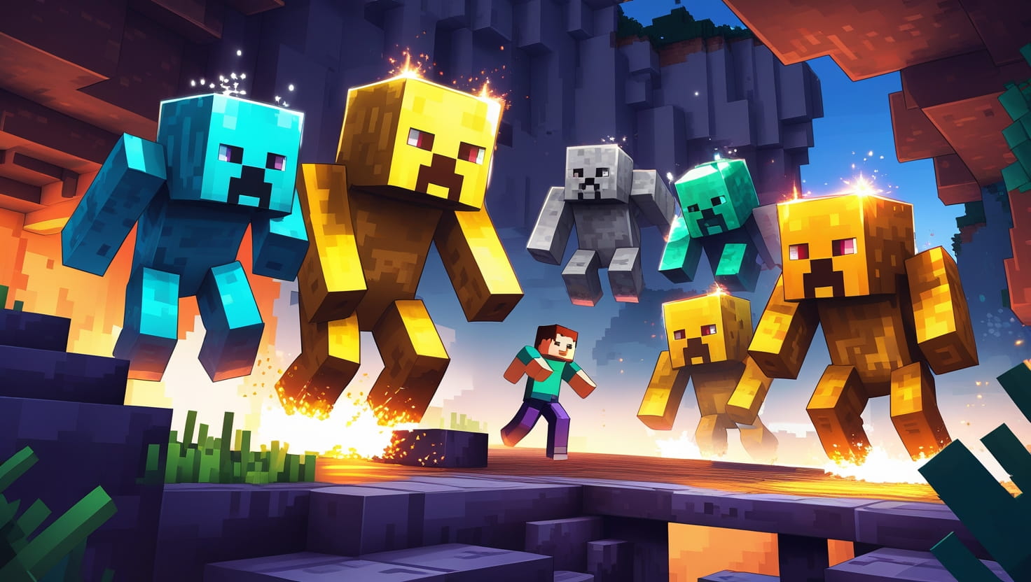 Ore Creeper Mod (1.21.11, 1.20.1) – Many Different Types Of Creeper